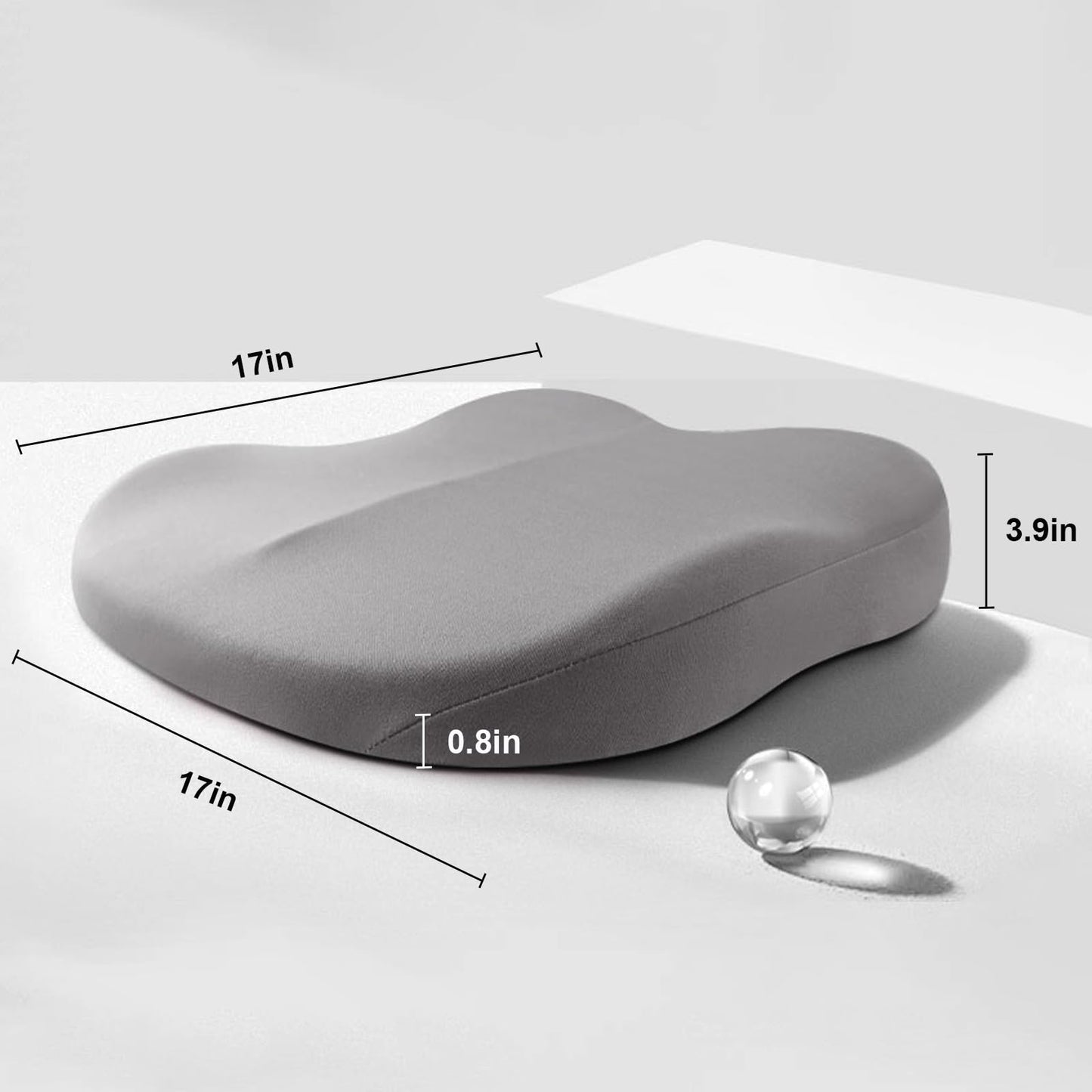 Autokussen VerhoogZit – Ergonomisch Zitverhoger Kussen met Geheugenfoam