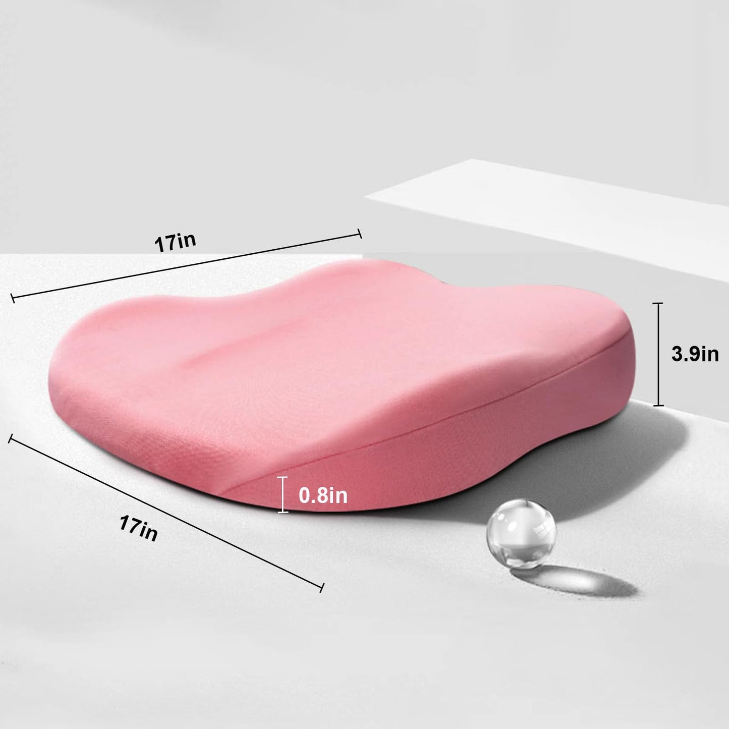 Autokussen VerhoogZit – Ergonomisch Zitverhoger Kussen met Geheugenfoam