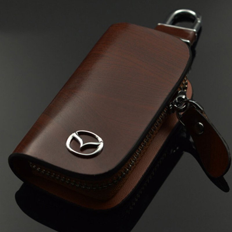 KeyShield Luxe Autosleutelhoes met Signaalblokkering en Echt Leer
