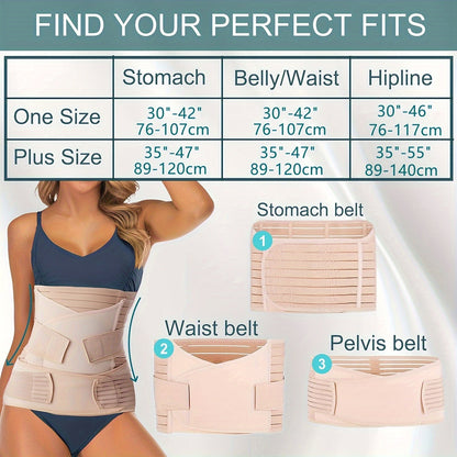 HerstelBand 3-in-1 Postpartum Buik- en Bekkenband voor Moeders