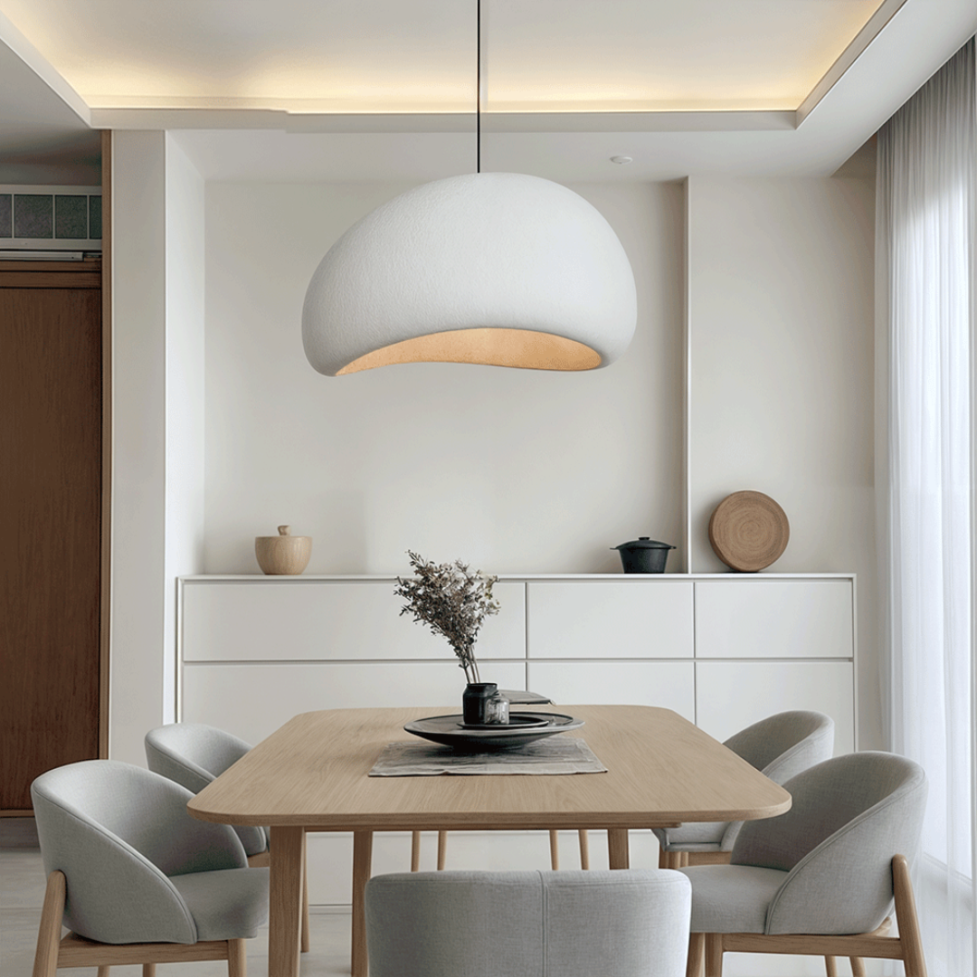 Lumière Bordeaux – Dimbare Hanglamp van Metaal en Glas voor Sfeervolle Verlichting