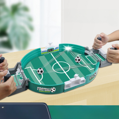 Mini Tafelvoetbalspel – Compact en Duurzaam ABS, Voor 2 Spelers – Verbeter Hand-Oogcoördinatie