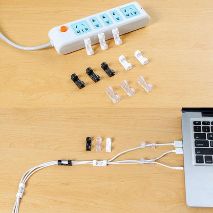 Finisher Zelfklevende Kabelklemmen – 20 Stuks Kabel Organizer Set