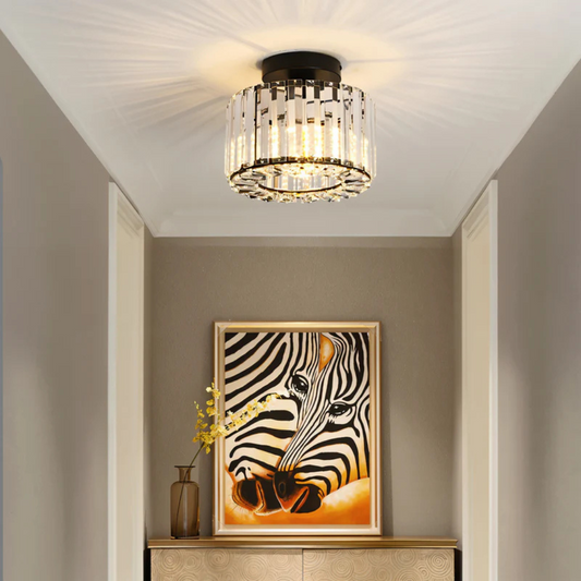 Kristallen Plafondlamp – Luxe Plafonnière voor Slaapkamer of Woonkamer