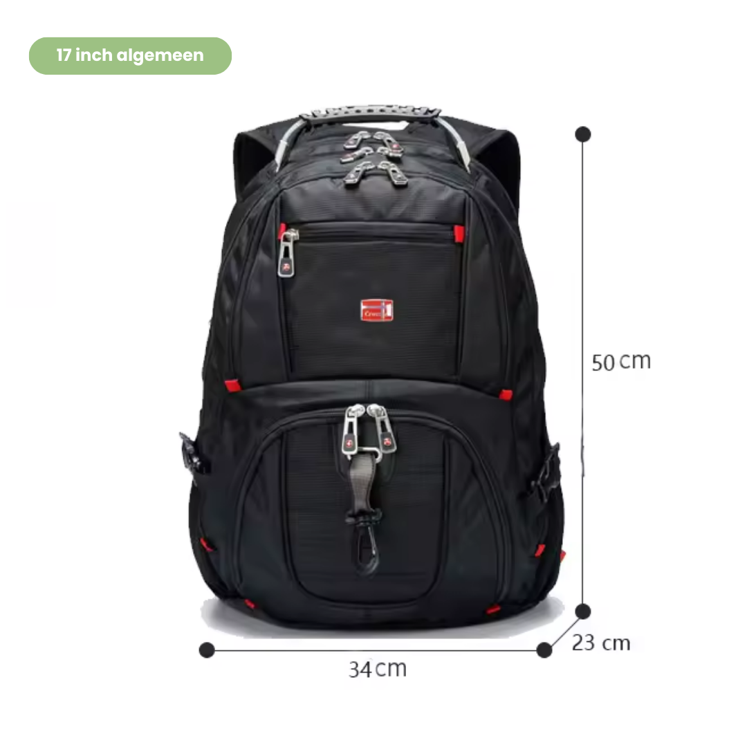 Laptop Rugzak - Multifunctioneel Design - Geschikt voor 17 Inch Laptops