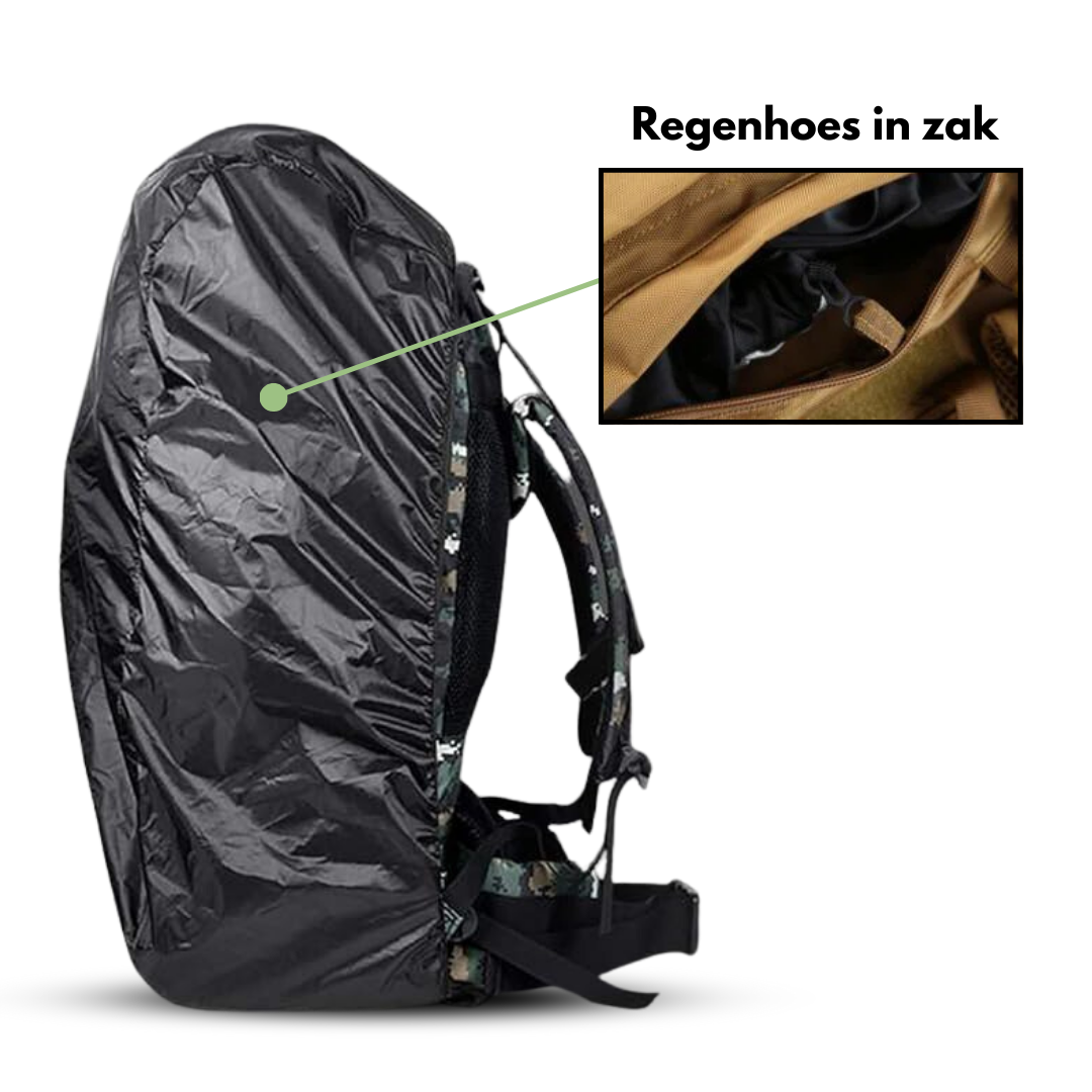 Outdoor Backpack – 70L | Ruime en Waterbestendige Trekking Rugzak
