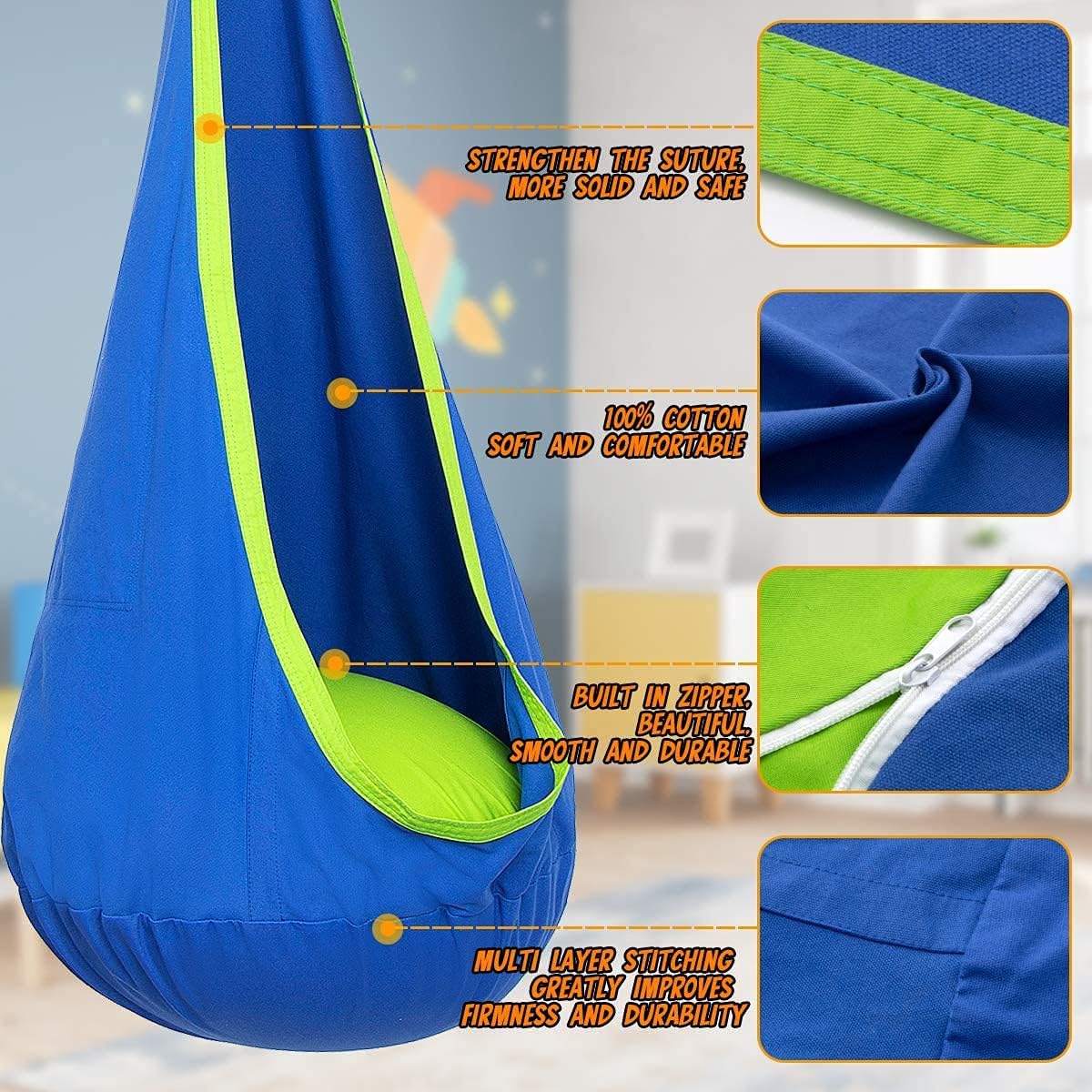 Dreamswing – Hangstoel voor Kinderen voor Ontspanning en Plezier