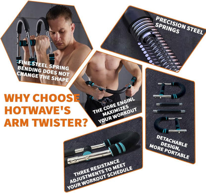 Monde Verstelbare Krachttrainer – Voorarmen, Triceps & Borst – Compact Fitnessapparaat