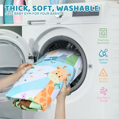 Groeiplezier 8-in-1 Baby Speelkleed met Ballenbak – Interactief en Wasbaar