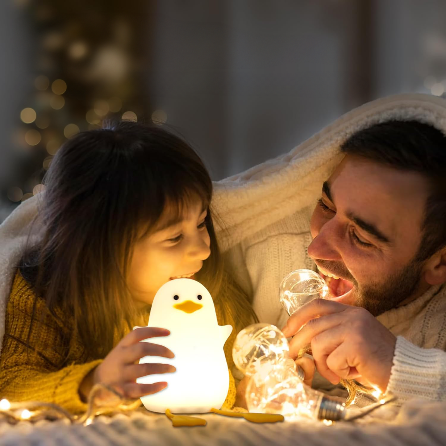 Nachtlampje – Veilig LED nachtlicht met zachte gloed voor kinderen – Perfect voor de baby- en kinderkamer