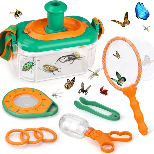 Insectenset voor Kinderen – Compleet Onderzoeksset met Vergrootglas en Terrarium – Geschikt vanaf 3 Jaar