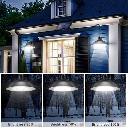SolarDuo LED Lampenset op Zonne-energie met Afstandsbediening