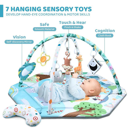 Groeiplezier 8-in-1 Baby Speelkleed met Ballenbak – Interactief en Wasbaar