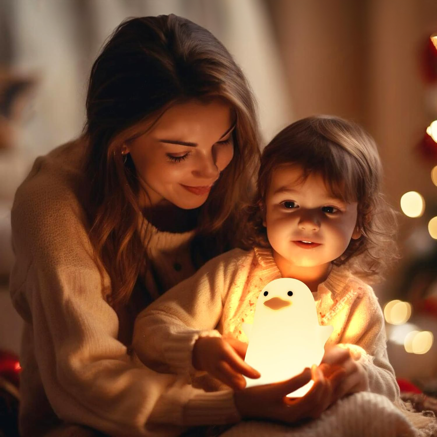 Nachtlampje – Veilig LED nachtlicht met zachte gloed voor kinderen – Perfect voor de baby- en kinderkamer