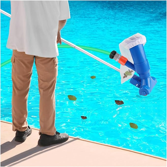 AquaClean Zwembadstofzuiger – Werkt op Tuinslang, Zonder Stroom