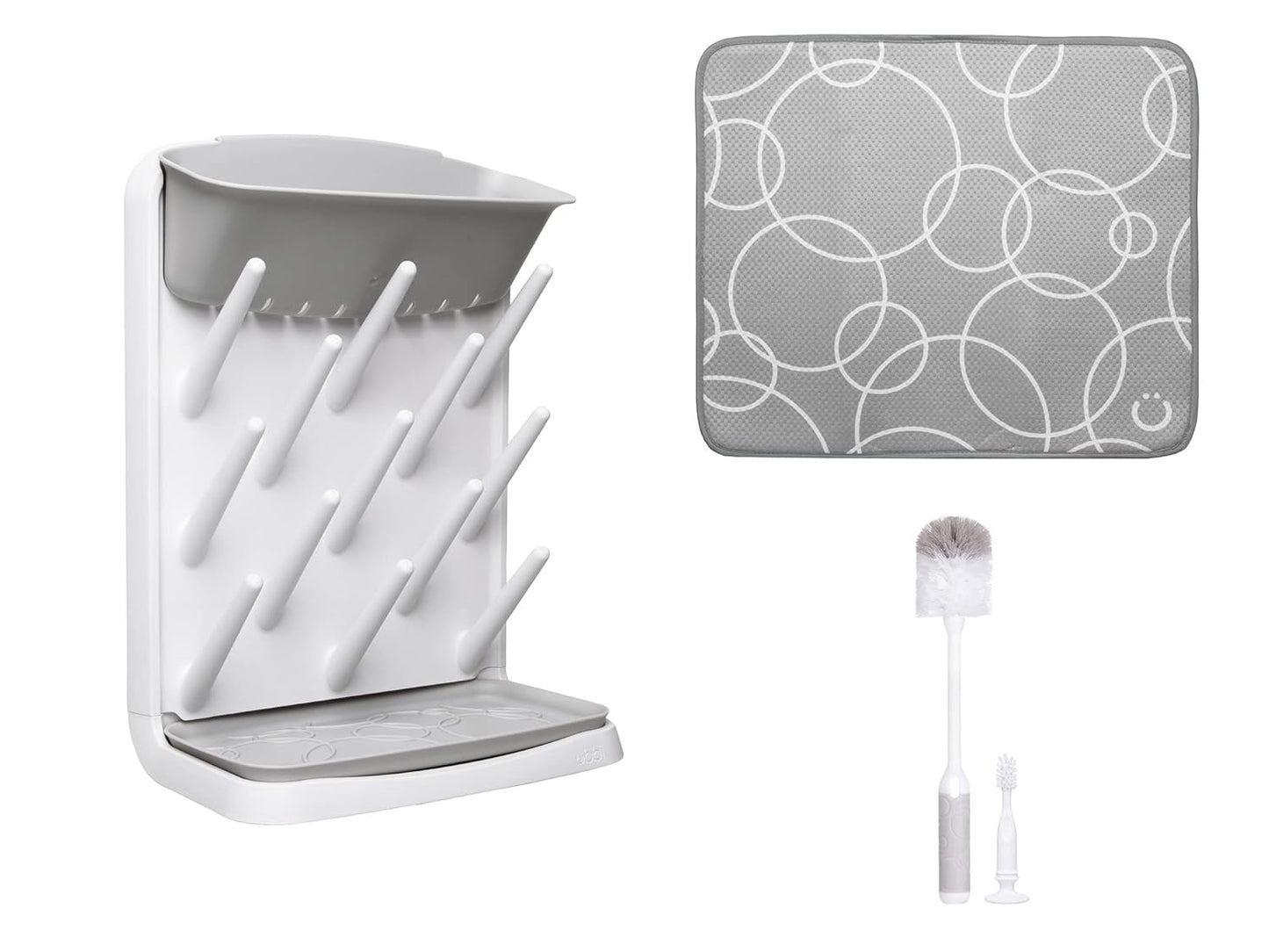 Flesdroogrek – Ruimtebesparend Ontwerp met Antislip Basis – Voor Babyflessen en Accessoires