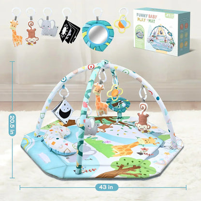 Groeiplezier 8-in-1 Baby Speelkleed met Ballenbak – Interactief en Wasbaar