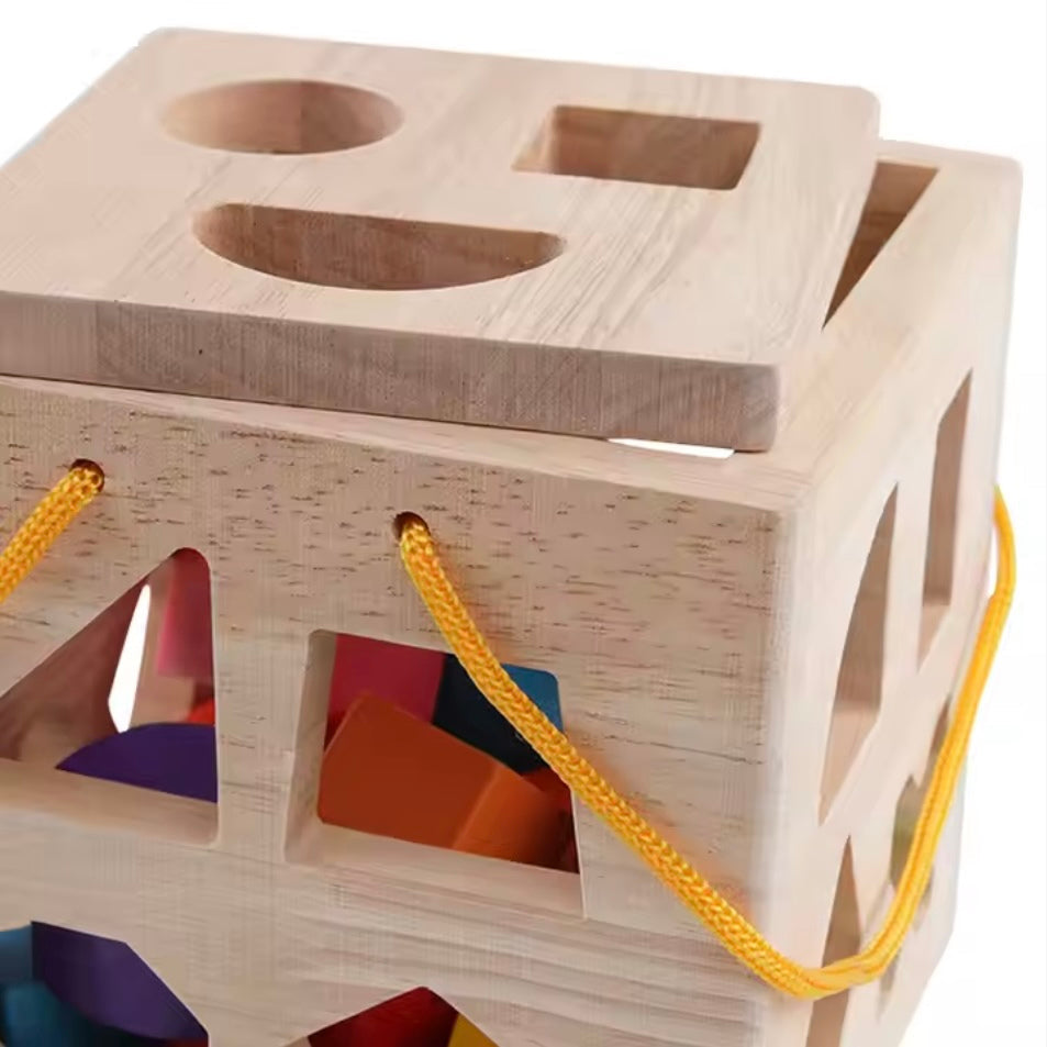 Geometrische Blokken – Educatief Speelgoed van Hout voor Creatieve Ontwikkeling en Motorische Vaardigheden