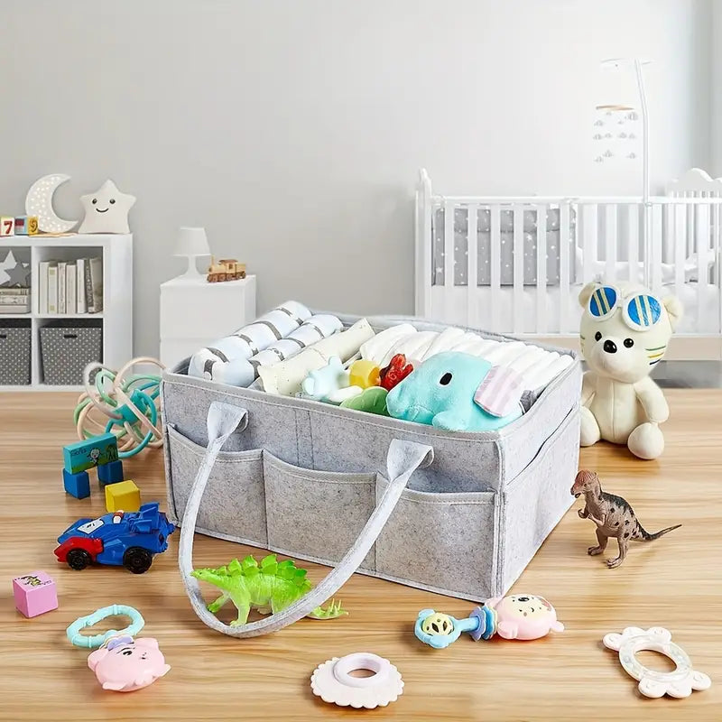 Baby Luier Organizer – Draagbare Auto Caddy met Duurzaam Ontwerp – Ideaal voor Luiertafel en Kinderkamer