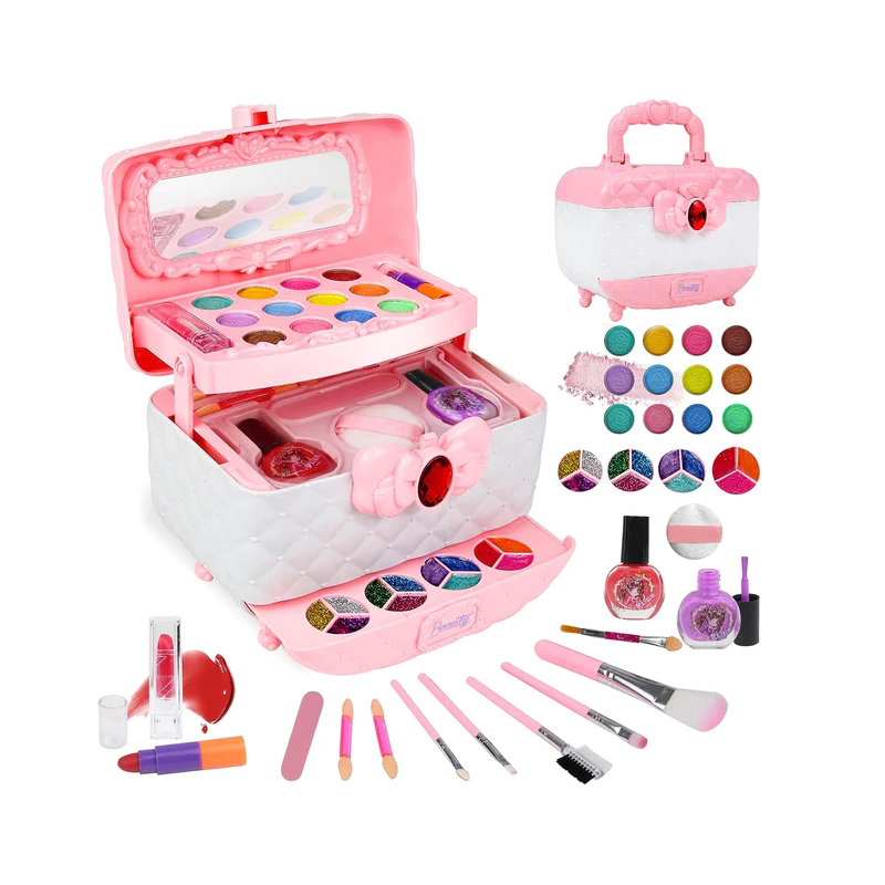 Make-up Set voor Kinderen – Veilige, Afwasbare Formule – Creatieve Speelset voor Kleine Fashionista's