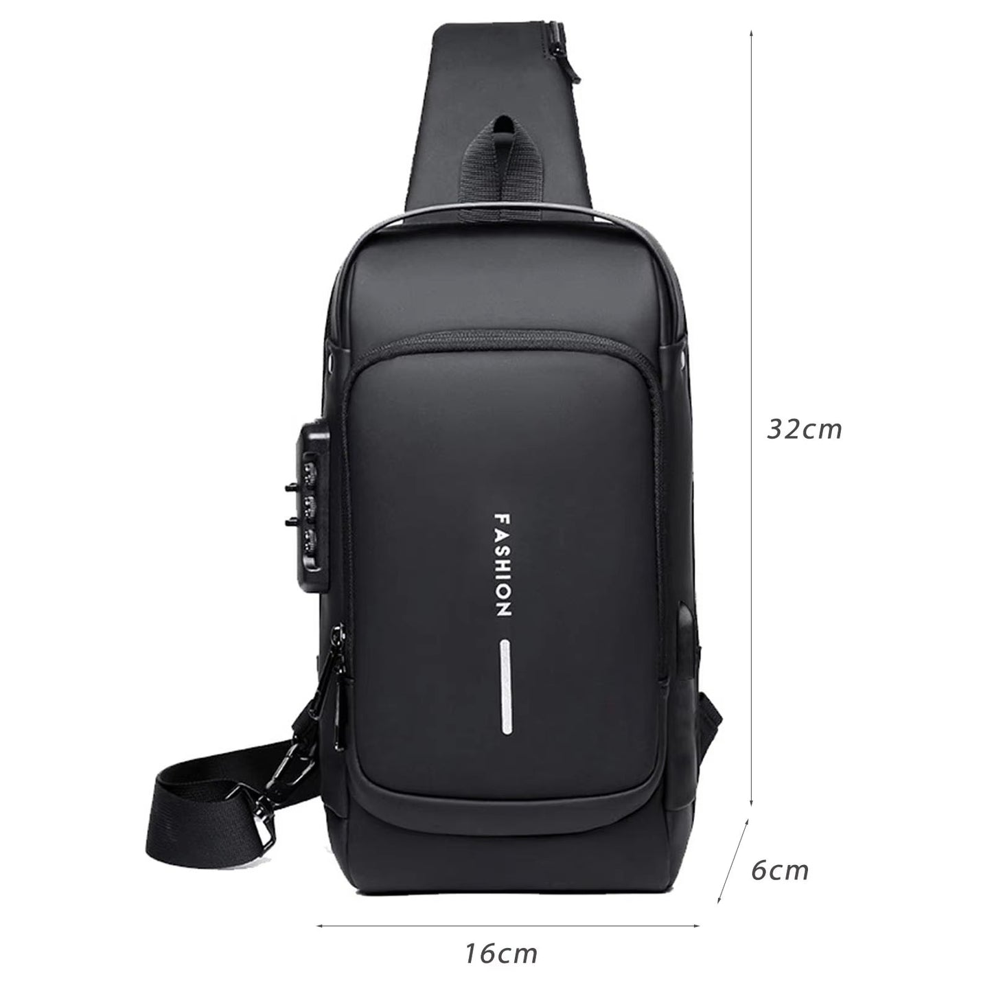 Safira dames crossbody reistas – Waterdicht & anti-diefstal met verstelbare band