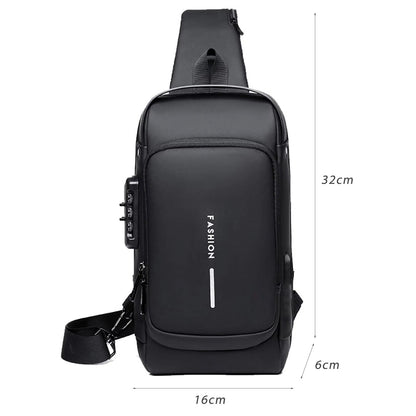 Safira dames crossbody reistas – Waterdicht & anti-diefstal met verstelbare band