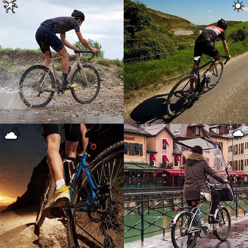 VeloSafe Slim – USB Oplaadbaar Intelligente Fietsachterlicht met Remsensor