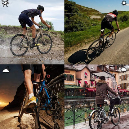 VeloSafe Slim – USB Oplaadbaar Intelligente Fietsachterlicht met Remsensor