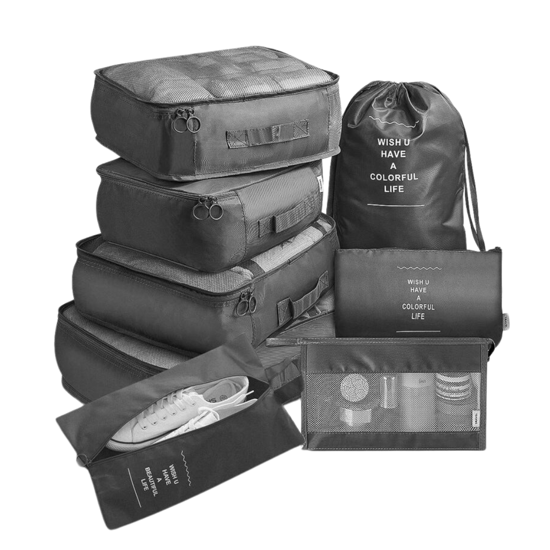Bagage Indeling – 8 Delige Set | Handige Koffers Organizers