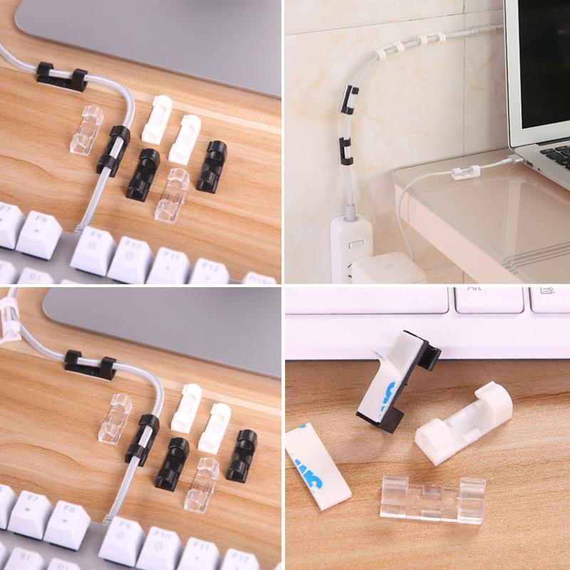Finisher Zelfklevende Kabelklemmen – 20 Stuks Kabel Organizer Set