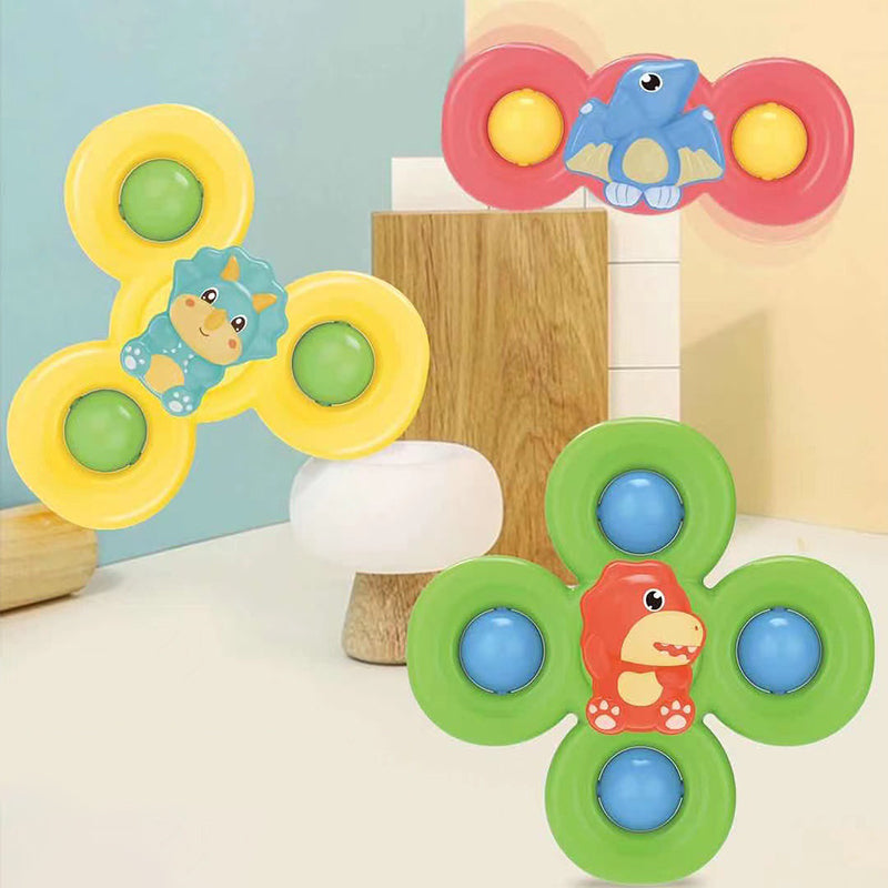 Draaiende Spinners – Educatief Speelgoed voor Baby's, Set van 3 – Veilig ABS
