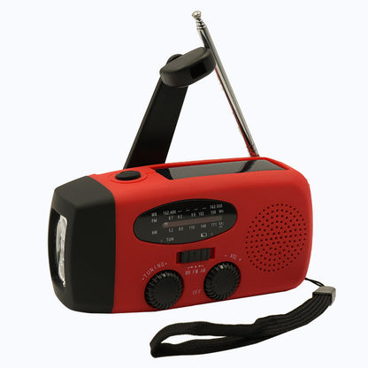 SafeSurvive Draagbare Noodradio – AM/FM, Zonnepaneel, Handcrank
