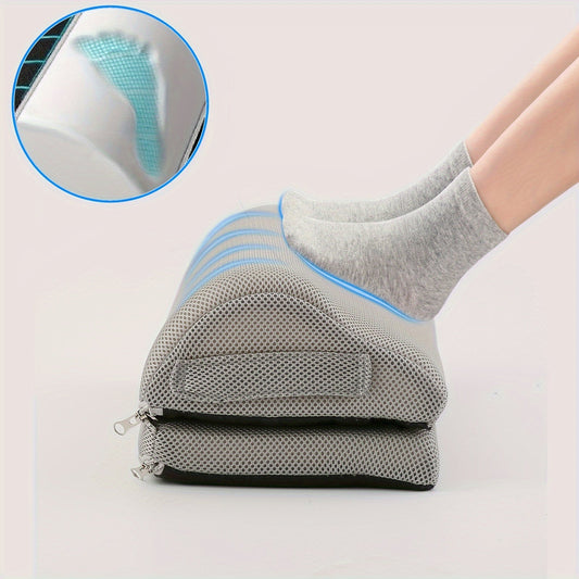 Ergonomische Voetsteun met Geheugenschuim – Verstelbaar & Antislip