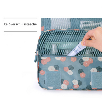 TravelEase – Waterafstotende Cosmetictas met Haak en Vakken | Reistoilettas