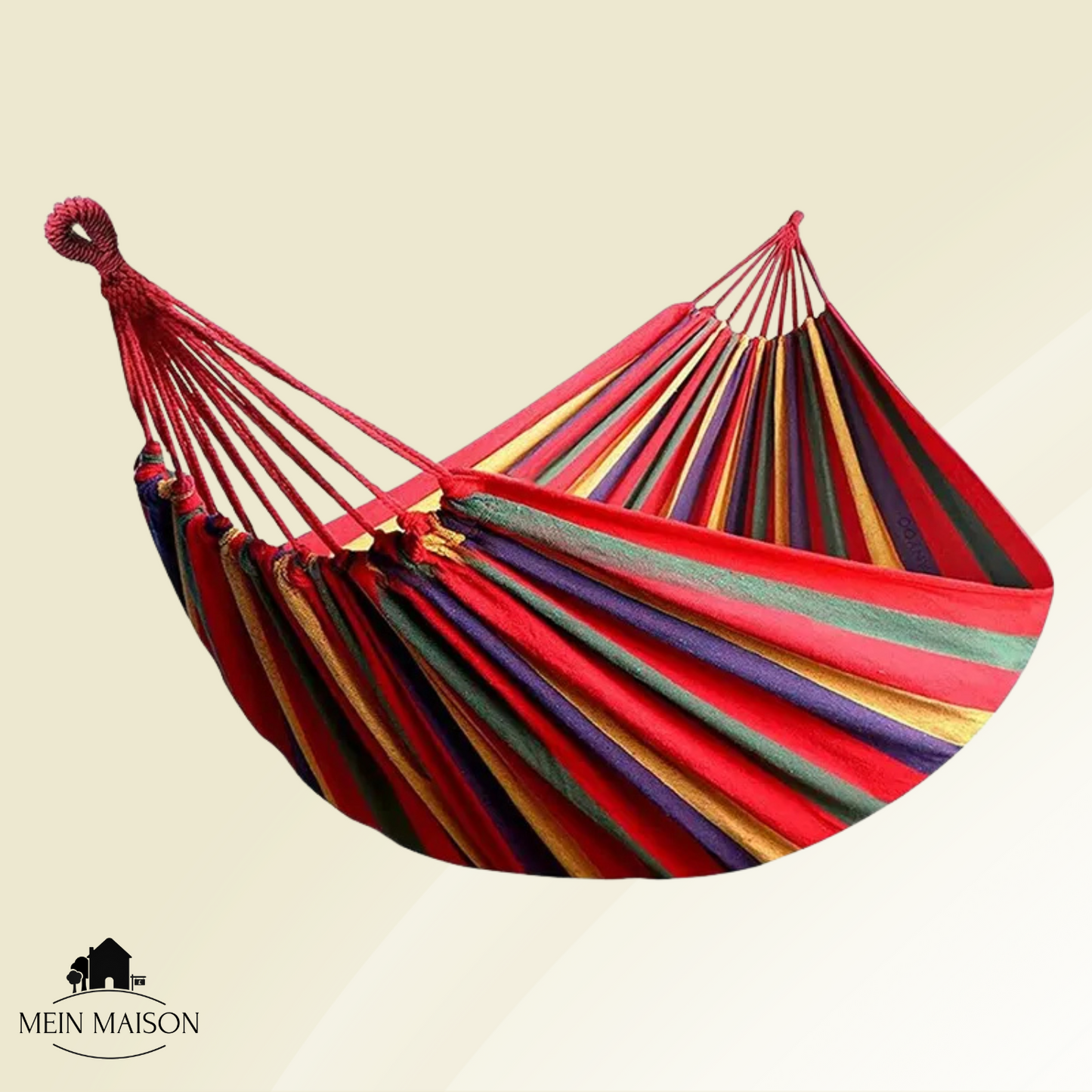 BuitenRelax Canvas Hangmat – Comfortabele en Stabiele Hangmat voor Tuin en Camping
