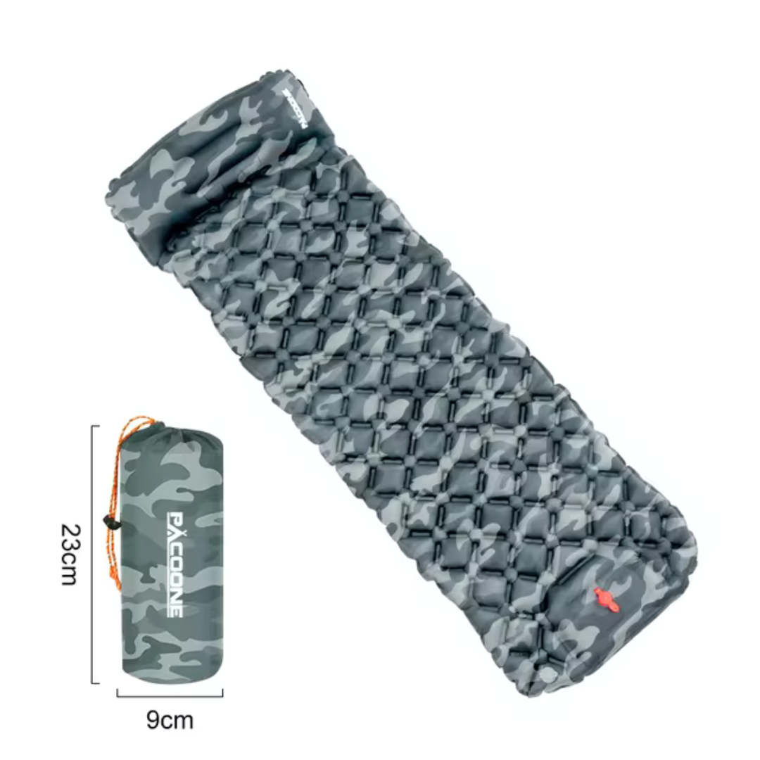 Outdoor Nylon Slaapmat - Kamperen met Ingebouwde Pomp - Comfortabel
