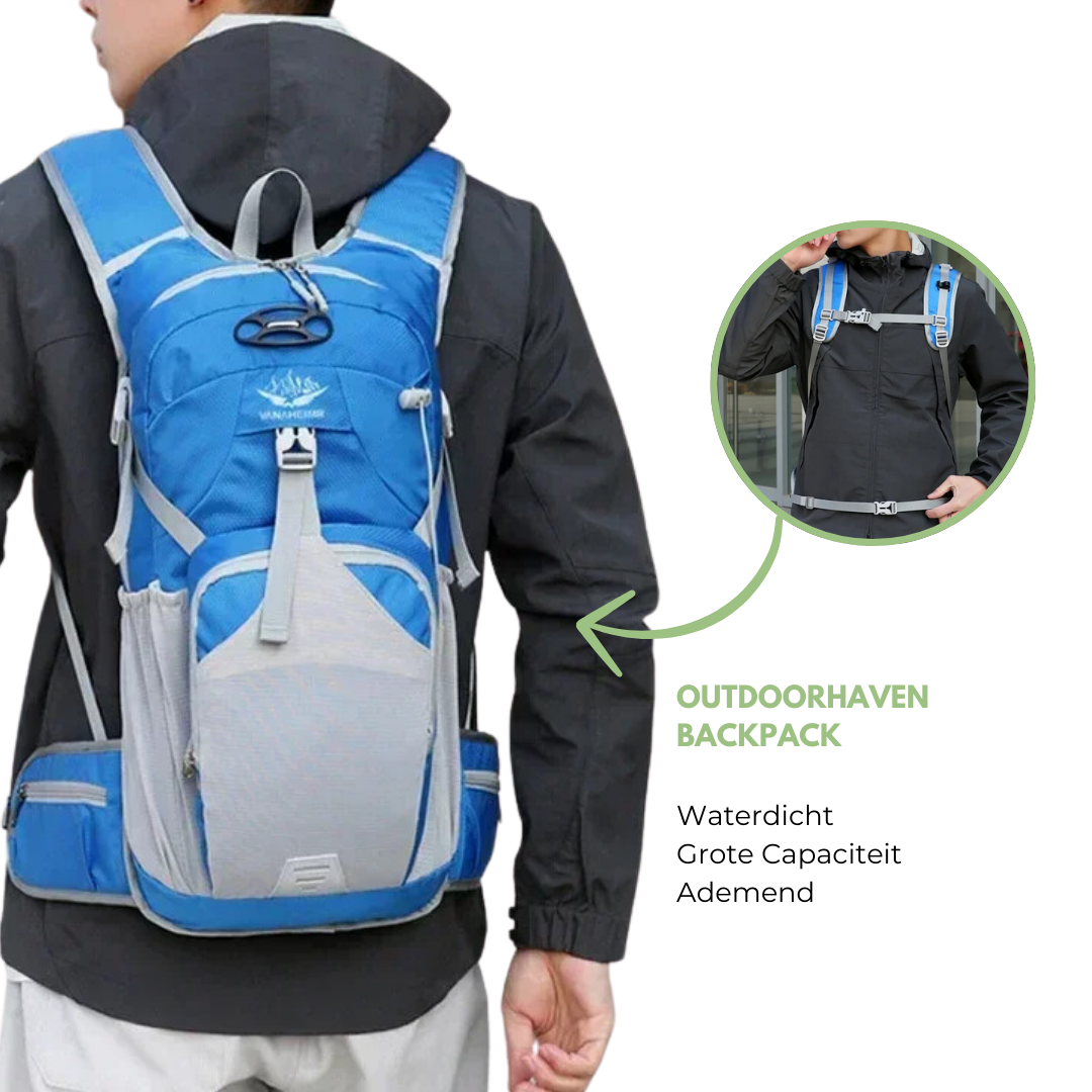 Waterdichte Backpack | Ideaal voor Wandelen, Fietsen & Reizen