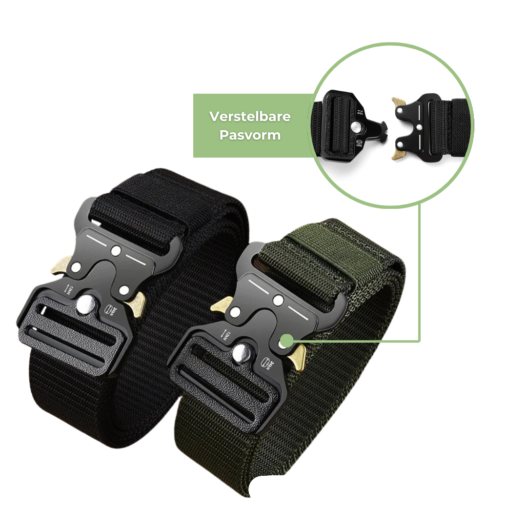 Outdoor Buckle Riem - Heren | Duurzaam en Stijlvol voor Avonturen