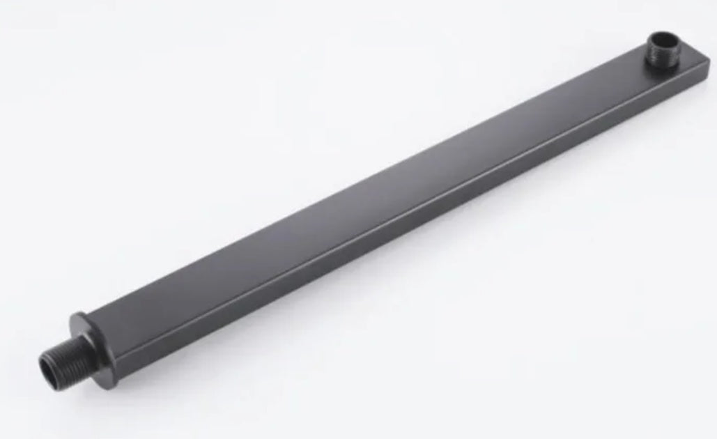 SaniSupreme Aqua-AeroLine Digitale Doucheset Inbouw Douchekraan Bermuda Digitaal LCD Display Mengkraan  25 cm regendouche 2-weg Gun Metal