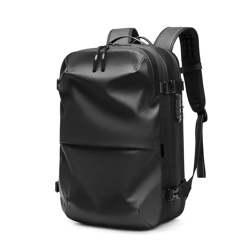 Anti-diefstal Vacuum Compressie Rugzak - 60L Uitbreidbare Airback Rugzak met Ademend Ontwerp
