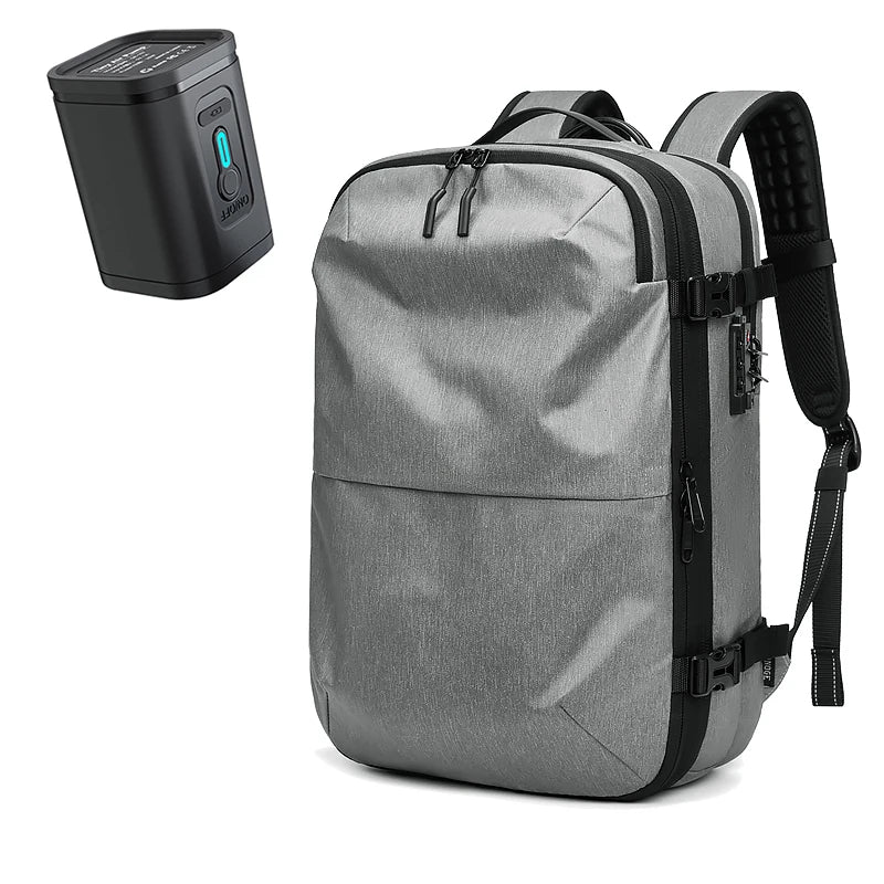 Anti-diefstal Vacuum Compressie Rugzak - 60L Uitbreidbare Airback Rugzak met Ademend Ontwerp