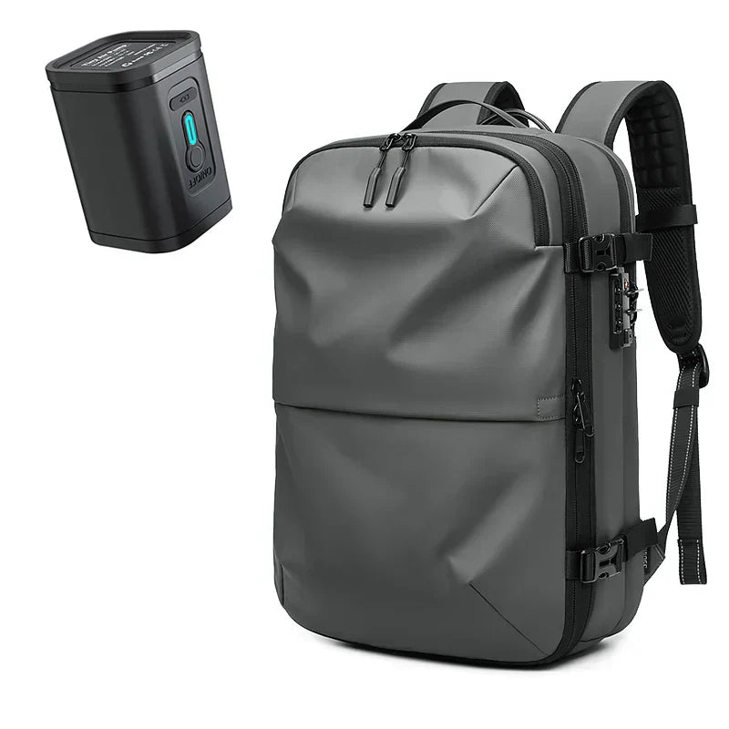 Anti-diefstal Vacuum Compressie Rugzak - 60L Uitbreidbare Airback Rugzak met Ademend Ontwerp