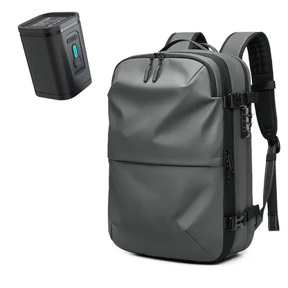 Anti-diefstal Vacuum Compressie Rugzak - 60L Uitbreidbare Airback Rugzak met Ademend Ontwerp