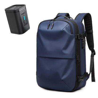 Anti-diefstal Vacuum Compressie Rugzak - 60L Uitbreidbare Airback Rugzak met Ademend Ontwerp