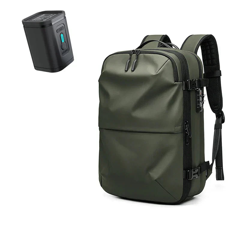 Anti-diefstal Vacuum Compressie Rugzak - 60L Uitbreidbare Airback Rugzak met Ademend Ontwerp