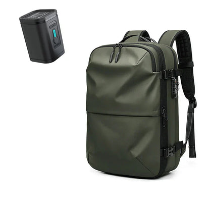 Anti-diefstal Vacuum Compressie Rugzak - 60L Uitbreidbare Airback Rugzak met Ademend Ontwerp