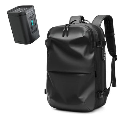 Anti-diefstal Vacuum Compressie Rugzak - 60L Uitbreidbare Airback Rugzak met Ademend Ontwerp