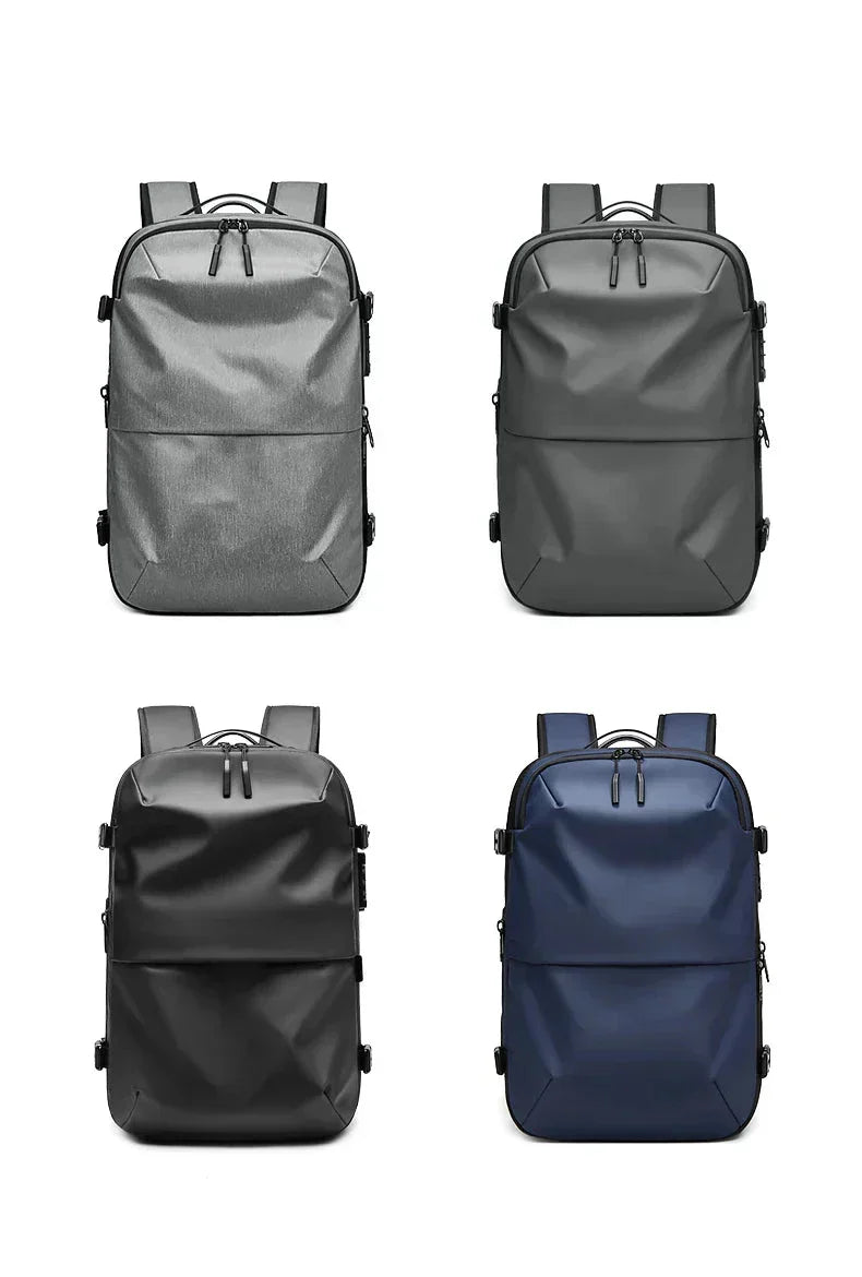 Anti-diefstal Vacuum Compressie Rugzak - 60L Uitbreidbare Airback Rugzak met Ademend Ontwerp