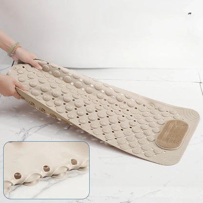 Antislip Badmat voor Badkuip | Veiligheid voor Ouderen en Kinderen | Sneldrogende Rubberen Mat voor Badkamer