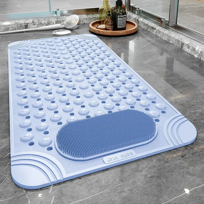 Antislip Badmat voor Badkuip | Veiligheid voor Ouderen en Kinderen | Sneldrogende Rubberen Mat voor Badkamer